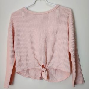 Baby pink sweater/knit top (kids 10/12)